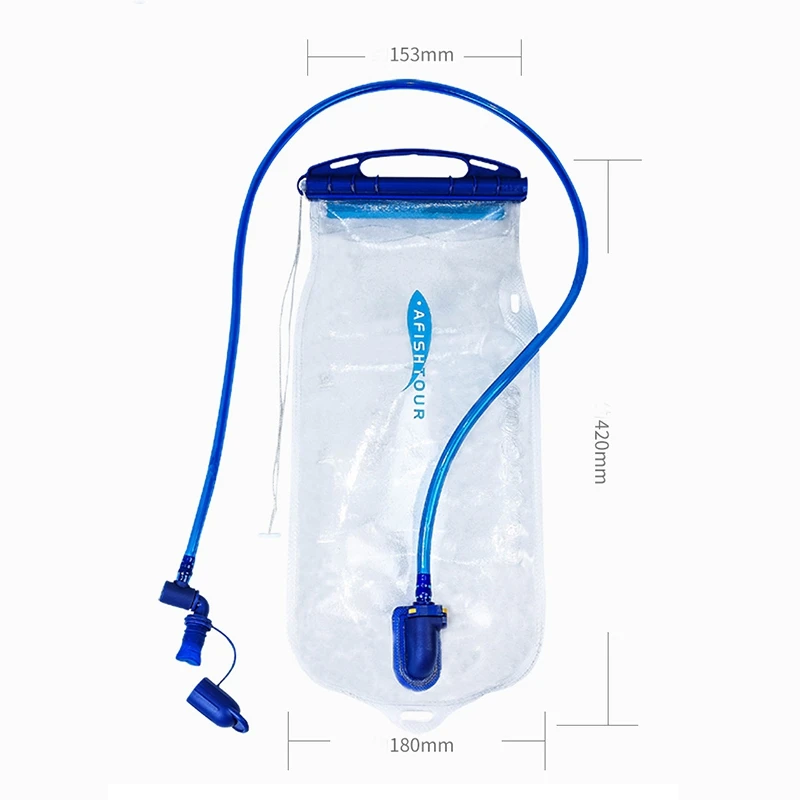 

AFISHTOUR большой резервуар для воды с клапаном быстрого потока, 2 л