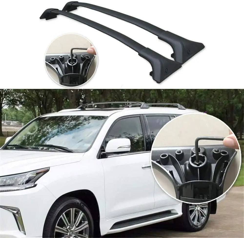 

2 шт., алюминиевые кроссовые рейки для Lexus LX570 2016-2020