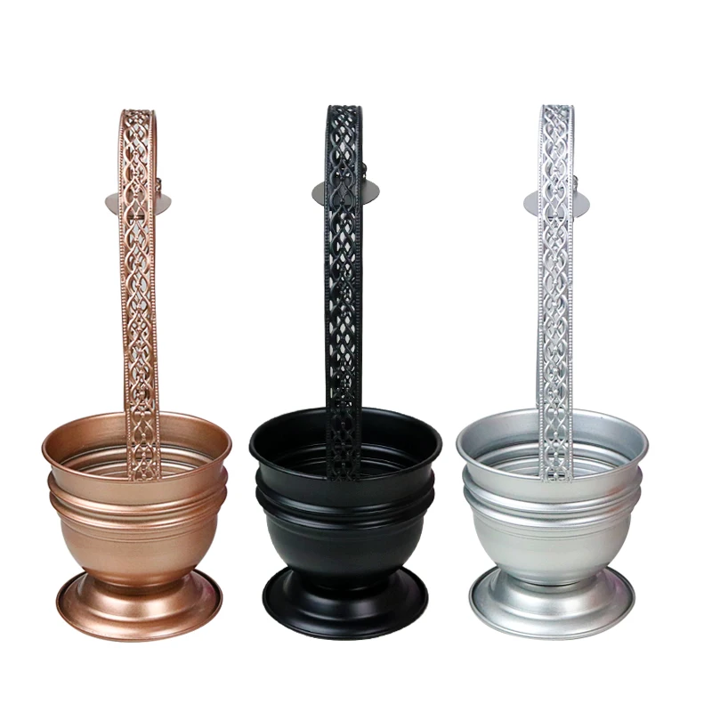 

1PC New Creative Metal Silver Hookah Harcoal Charcoal Basket For Narguile Shisha Narguile Accessories