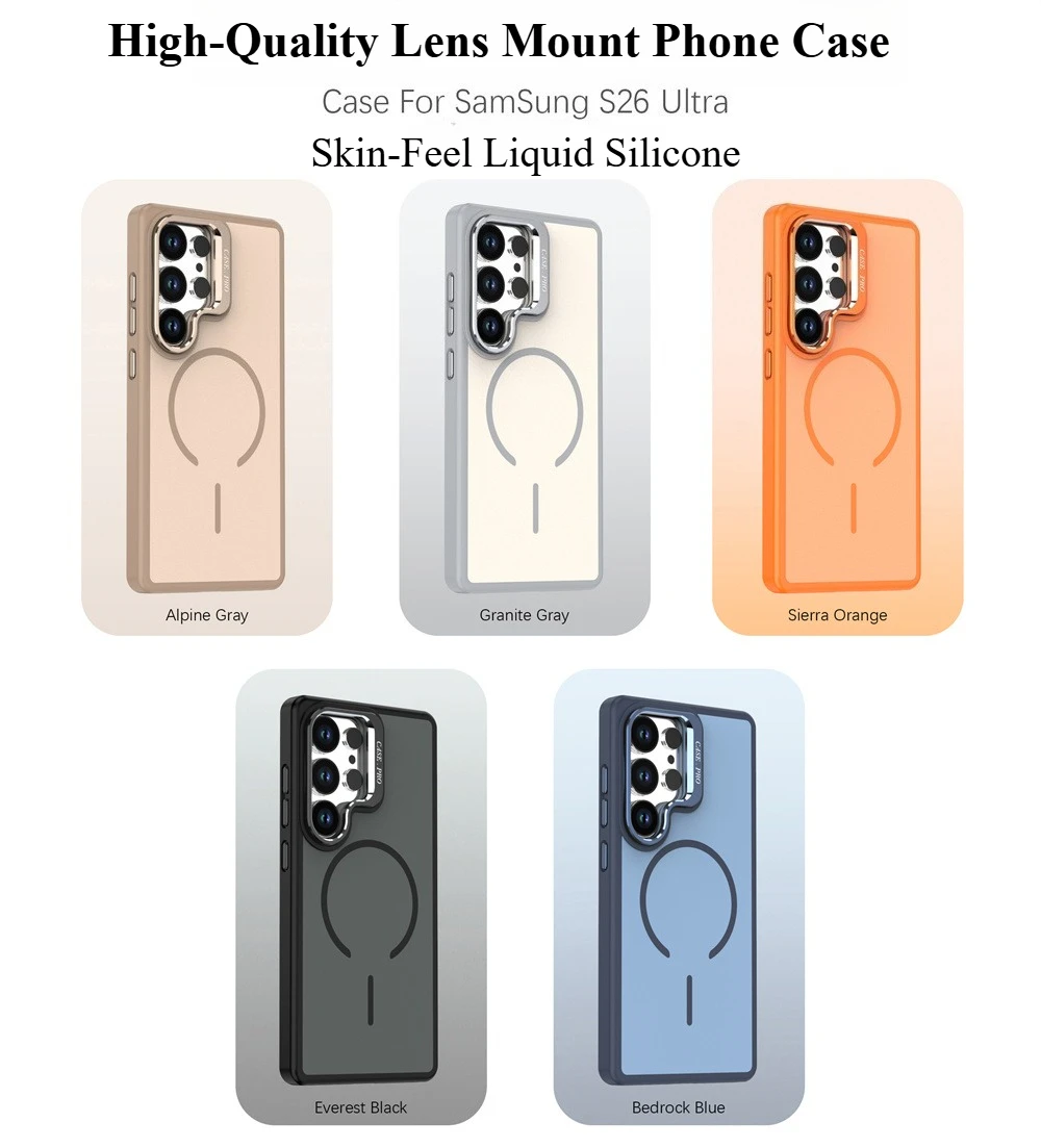 Magsafe Magnetic Metal Stand Liquid Silicone Case