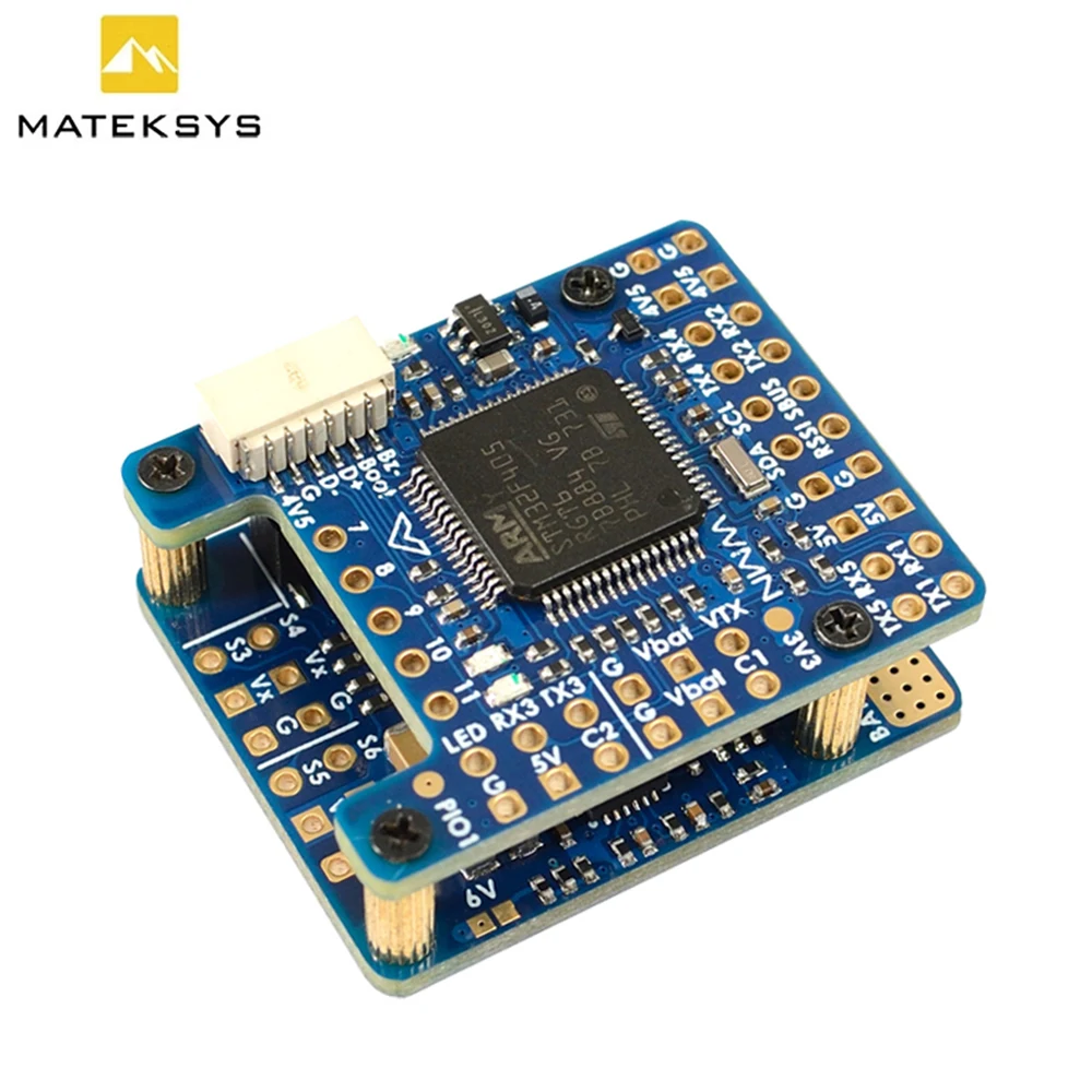 

MATEK F405-WMN F405 Flight Controller W/ Baro OSD Blackbox 132A Current Sense 2-6S LIPO 22X22mm for RC FPV Multirotor Airplanes