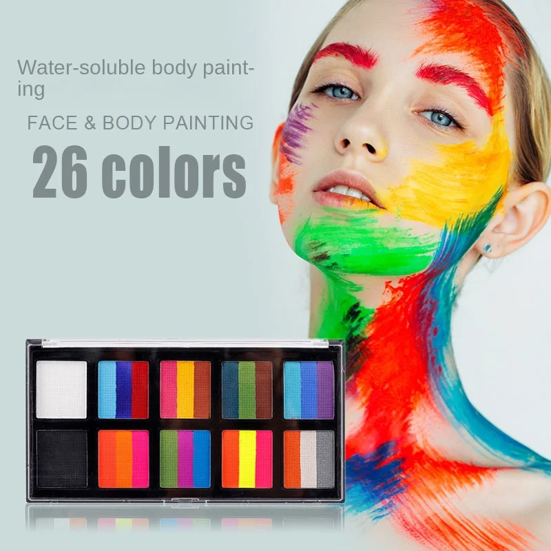 10 Colors Face And Body Painting Waterbased Oil Painting Halloween