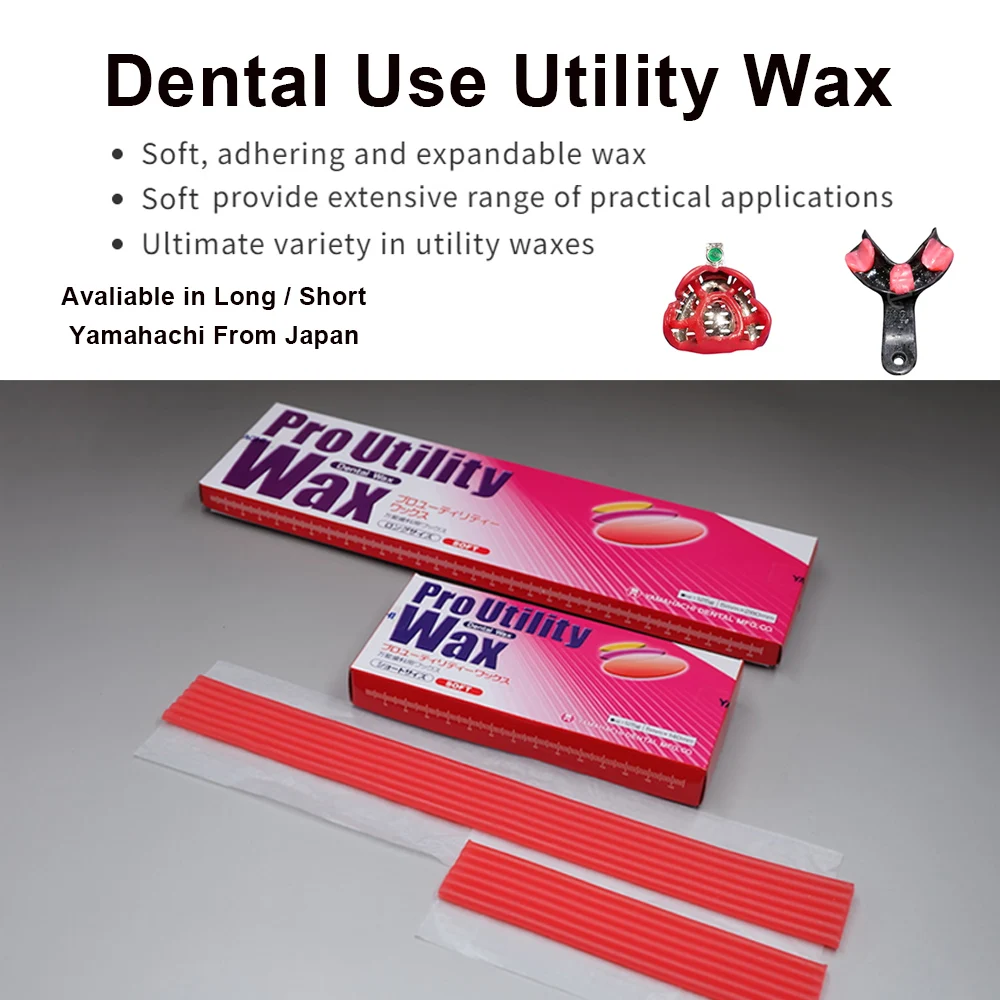 DentalLaboratoryWaxYamahachiProUtilityWaxStripsLabSoftRed