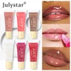 Nude Brown Plumping Lip Gloss Moisturising Fruit Lip Oil Transparent Fullness Lips Tint Soft Tube Makeup Applicator Beauty Care 3