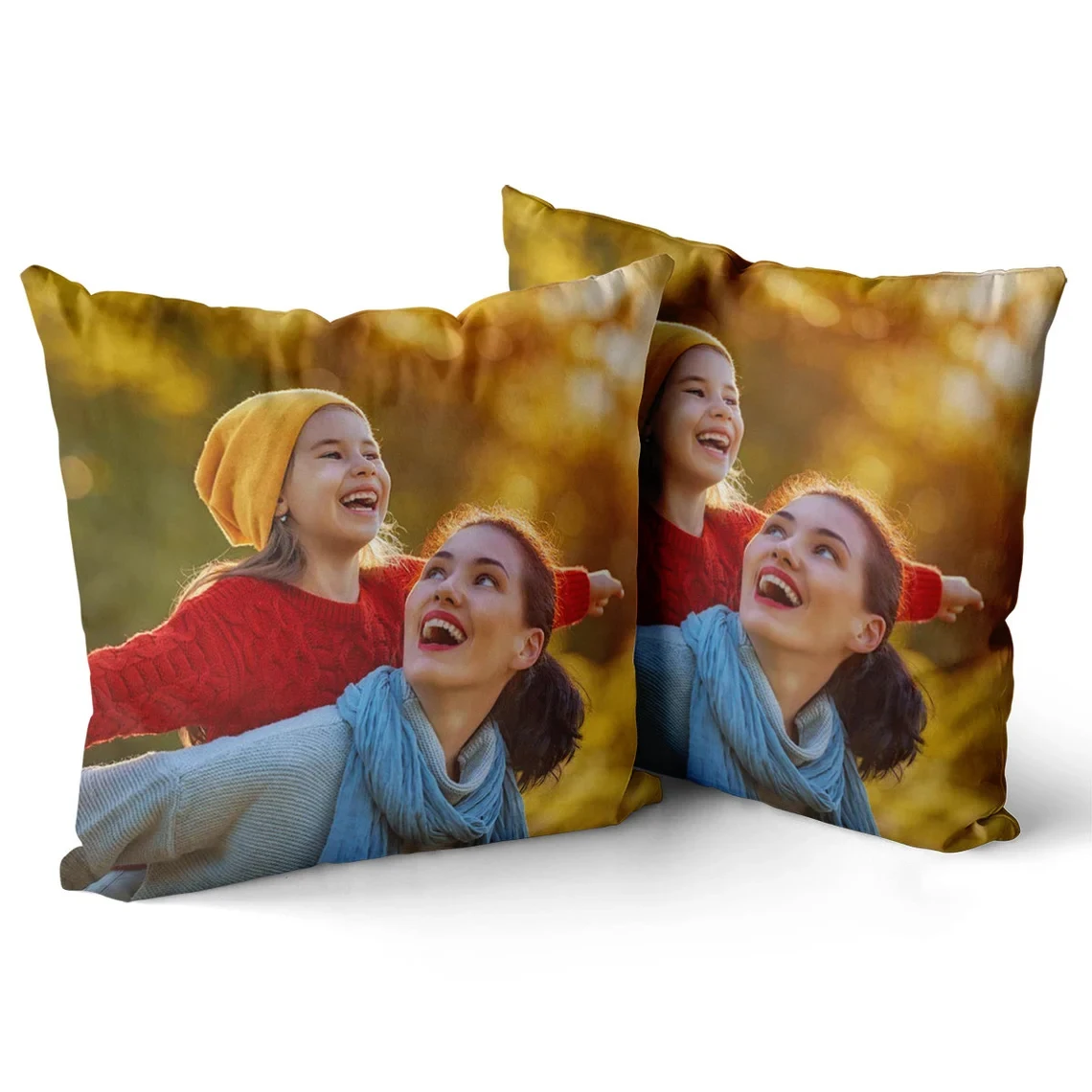 Custom Cushion Cover Your Images Pictures Print, Choose Your Text Logo or Image 18" Personalized pillow case for sofa bed chair 5 S3c3496b362234d108c1542d2ac4fe117L