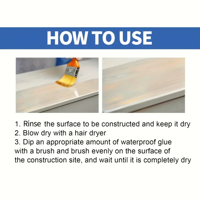 Ultra-Invisible Transparent Waterproof Sealant - Nano Leak-Proof Coating, Crystal Clear Adhesive for Permanent Problem Solving