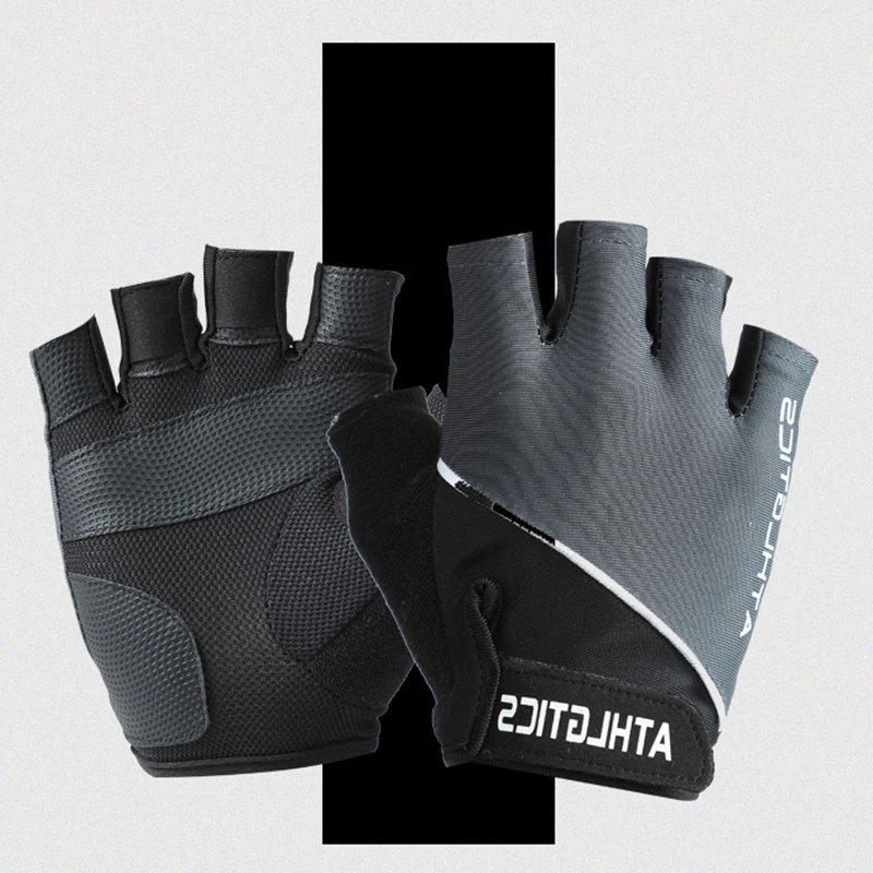 Cycling Gloves Men Women Half Finger Anti-slip Anti-sweat Fitness Weightlifting Anti-shock Sports Gloves Bicycle Glove