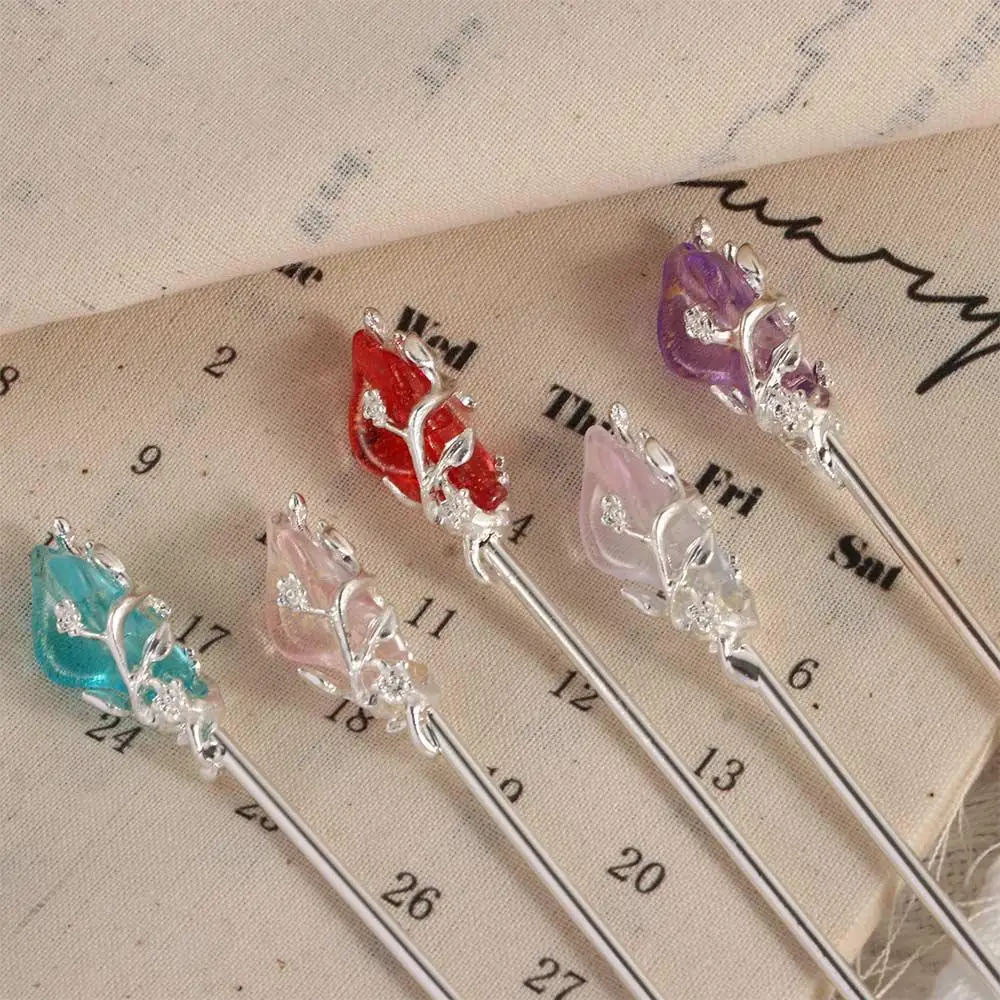 Female Hair Accessories Metal Hanfu Accessories Classic Vintage Hair Fork Hair Chopsticks Hair Stick Metal Hairpin