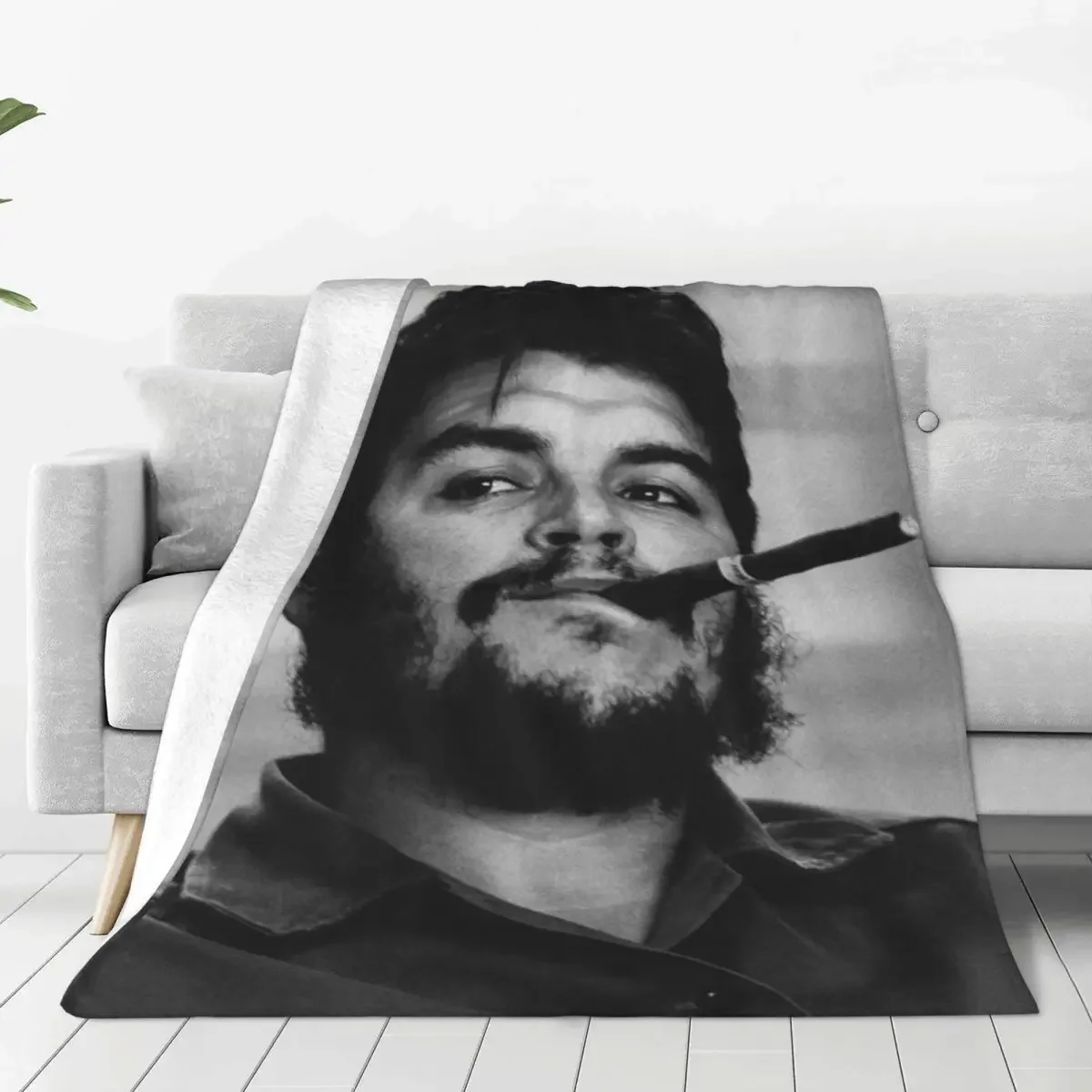 

Покрывало Che Guevara из кораллового флиса, плюшевое кубинское революционерское легкое тонкое покрывало для постельного белья, диван, коврик для кровати