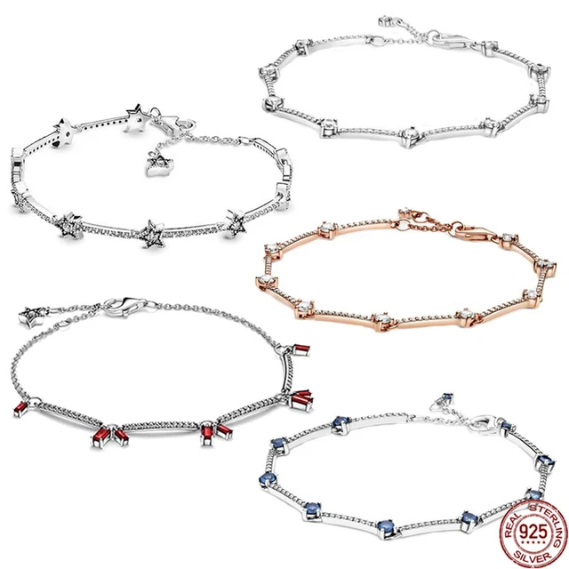 Buy BSJ_SHINE WITH US Chain Bracelets for Women 925 Hallmarked Modern  Bracelet Silver Bracelet with Chain Type Bracelets-8 (Silver) at Amazon.in