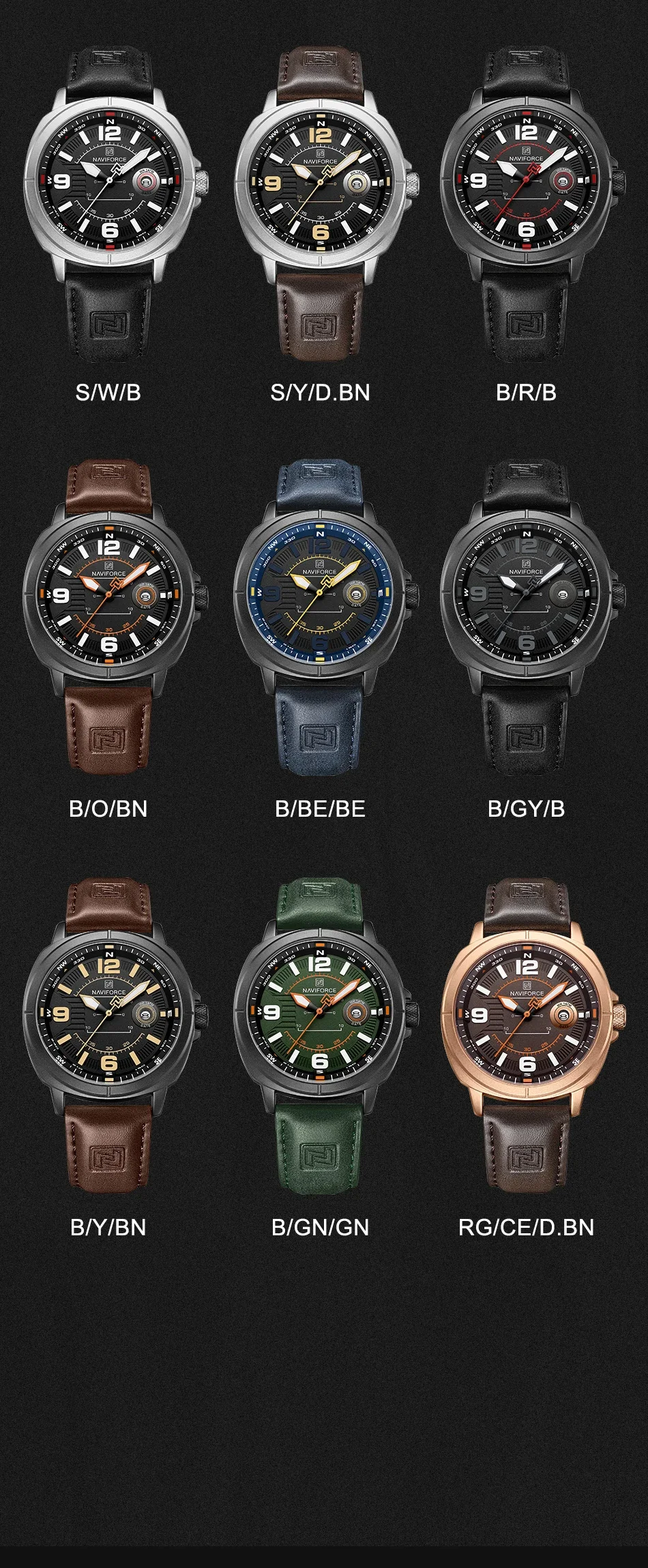 NAVIFORCE 8078 Watch for Men