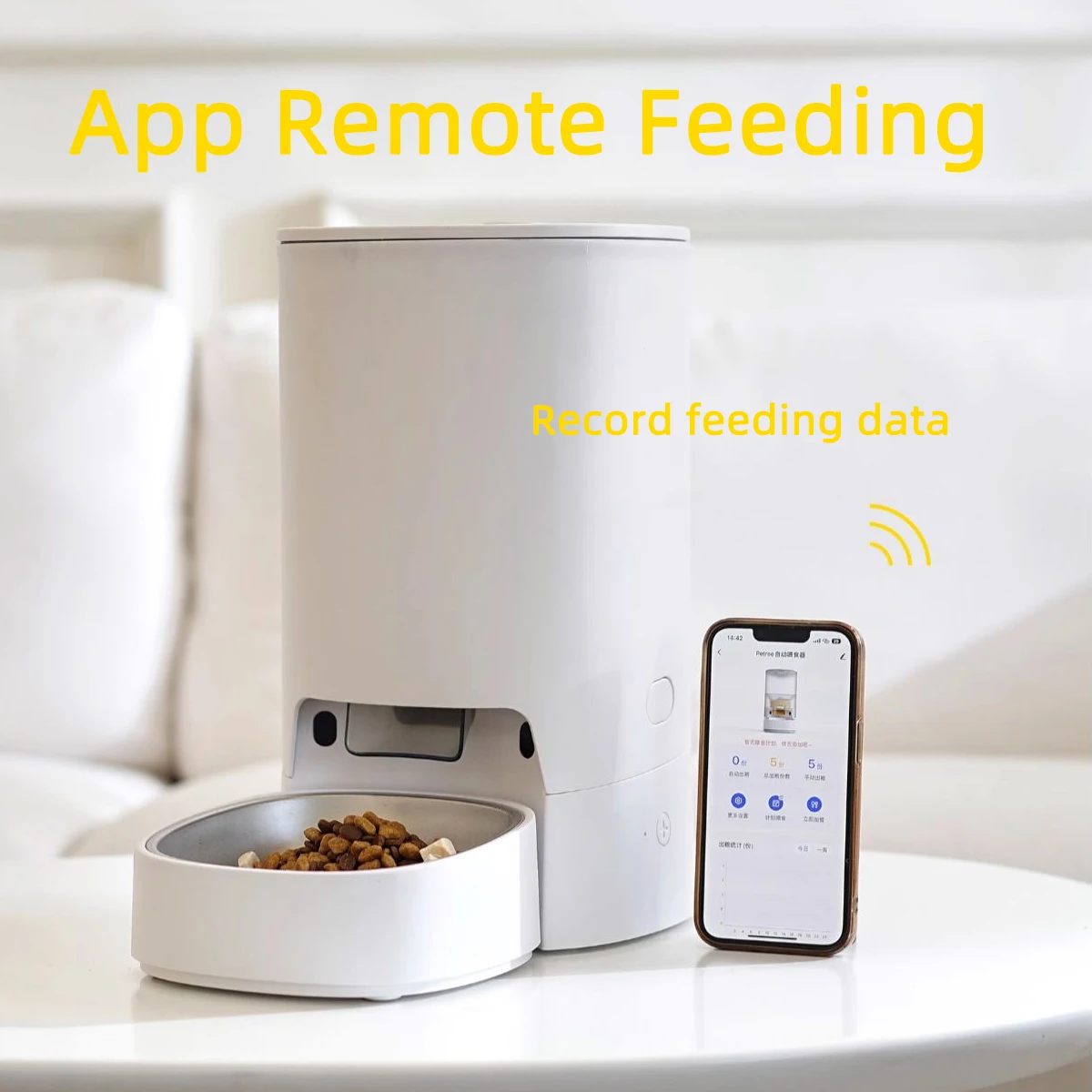 

3.5L Automatic Pet Feeder Smart Food Dispenser For Dog Cat Bowl Timer Robot Pet Feeding Water Dispenser Auto Sensor Cat Fountain