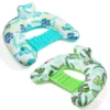 2 Pack Inflatable Pool Float Chair - Floating Pool Chair Lounge Floats for Swimming Pool Water Chair Pool Lounger with Cup Holde 5