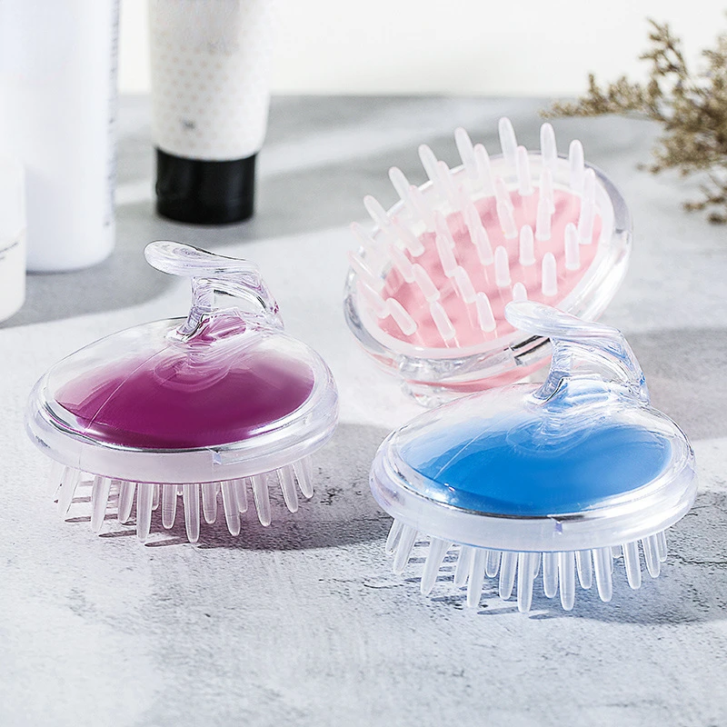 Silicone Head Body Massager Shampoo Scalp Massage Brush Hair Washing Comb Body Shower Brush Bath Spa Slimming Massage Brush 2 Silicone Head Body Massager Shampoo Scalp Massage Brush Hair Washing Comb Body Shower Brush Bath Spa Slimming Massage Brush - Image 2