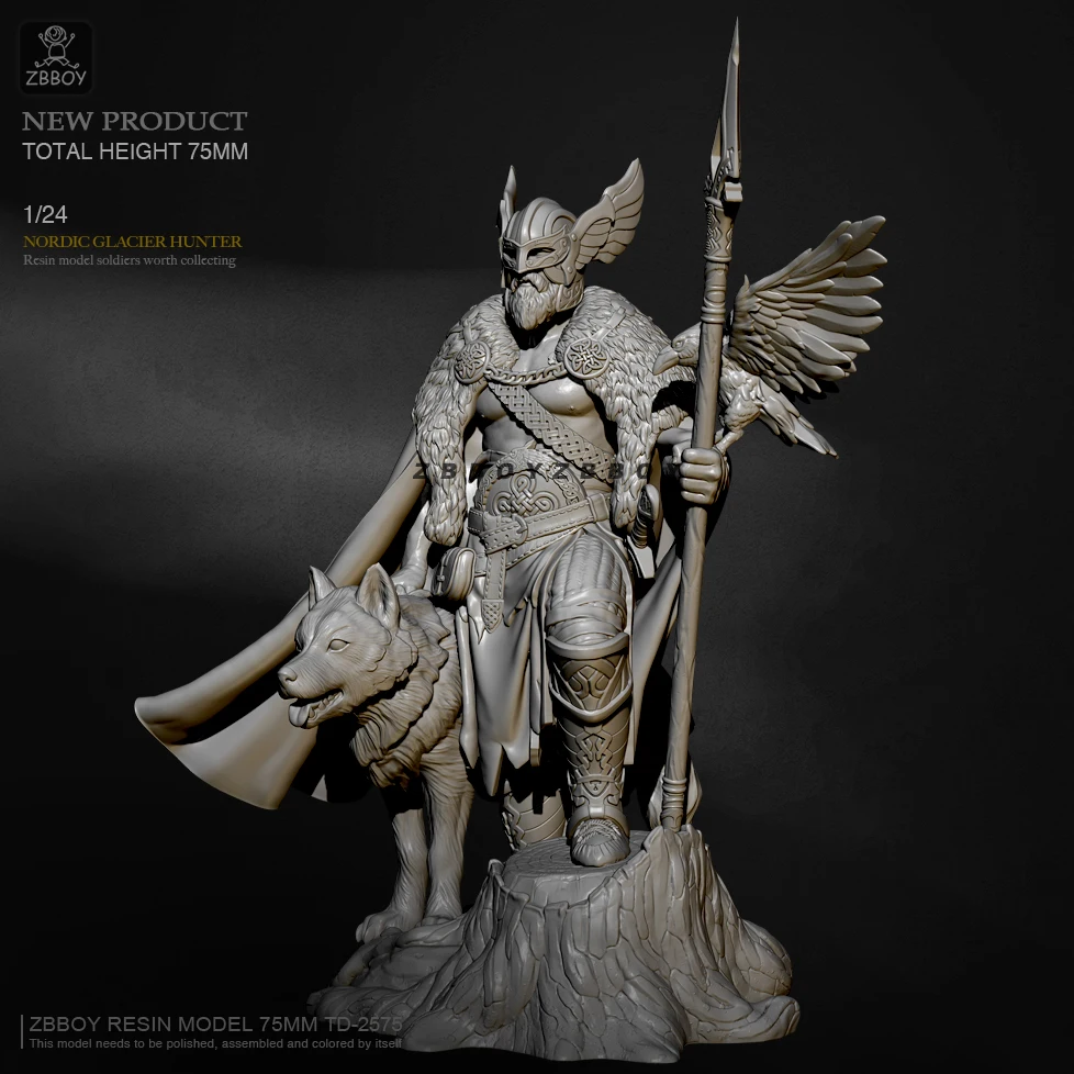 60mm 1/24 Resin model kits figure colorless and self assembled TD 2575