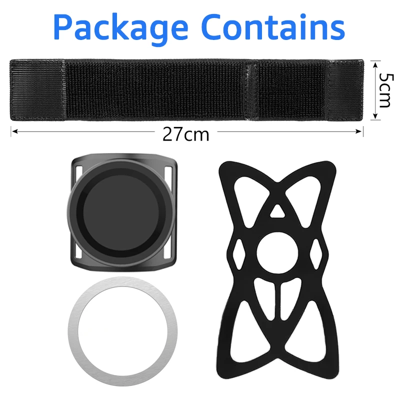 Phone Armband Mobile Phone Armband Phone Arm Band Wrist Strap Magnetic Phone Holder for MagSafe Universal Strong Magnet Wristband Sports Armband for Hiking Running Cycling Gym