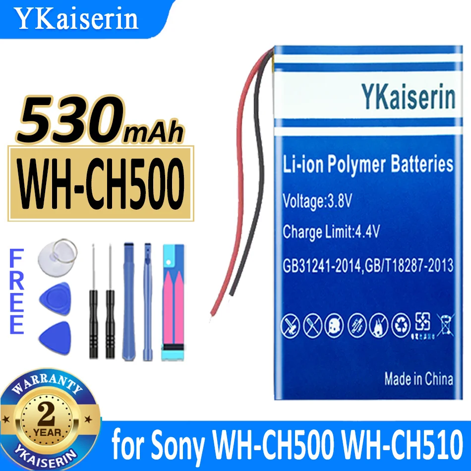 Batteria Ykaiserin Da 530Mah Per Scatola Di Ricarica Sony Wh-Ch500 Wh-Ch510 Wf-H800 Wf-Xb700 Bateria