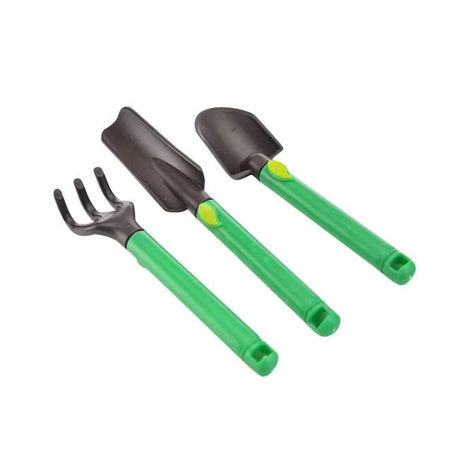 3Db/Set Mini Lapát Ásó Kreatív Hordozható Növény Kis Gereblye Tengerparti Talajkutya Termelő Kerti Virág Edények Ültetvények - Image 6