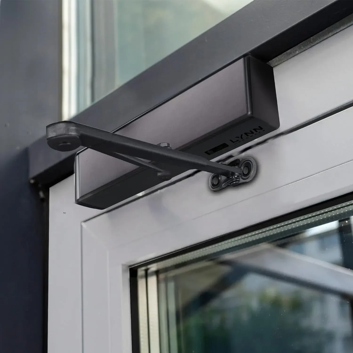 LYNN HARDWARE Commercial Door Closer, Automatic Surface-Mounted Auto DC9016, Extra Heavy Duty