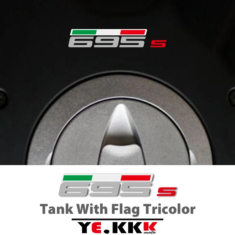 

1 Sticker For DUCATI 695 SP EVO Panigale S Monster Tank Flag Tricolor Sticker Decal Customization
