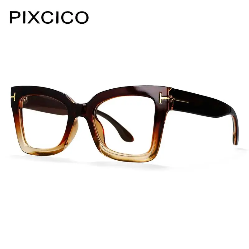 R56785 Brand Designer Rivet Reading Glasses Lady Luxury Cat Eye Clear Eyewear Men Square Presbyopic Eyeglass Dioptric +50~+350