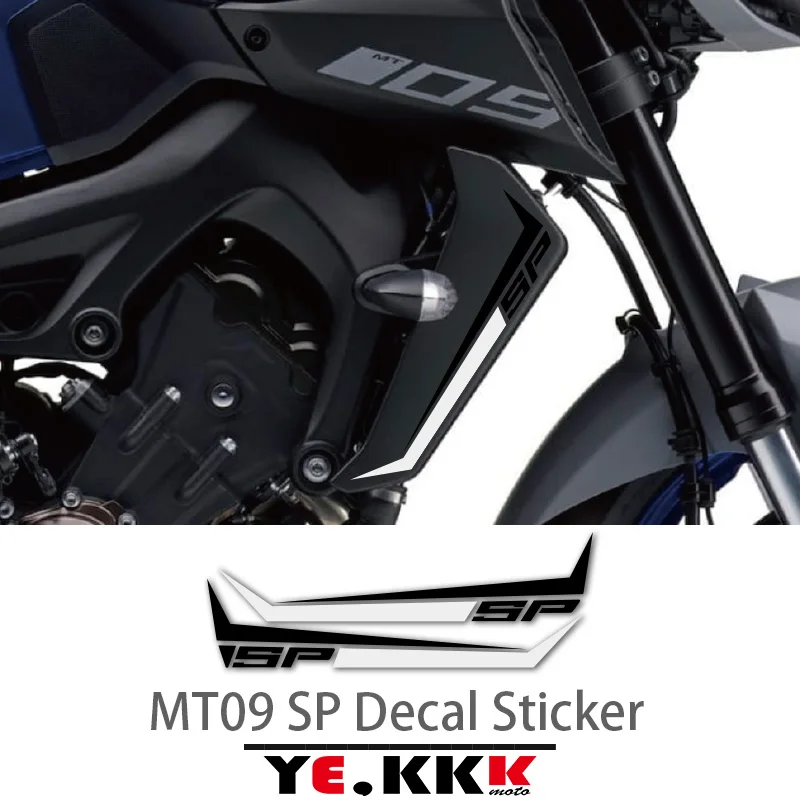 MT-09 SP Fairing Sticker Decals Hollow Reflective Radiator Rad Guard Decal Sticker Multiple Colours Available For YAMAHA MT09SP colours а