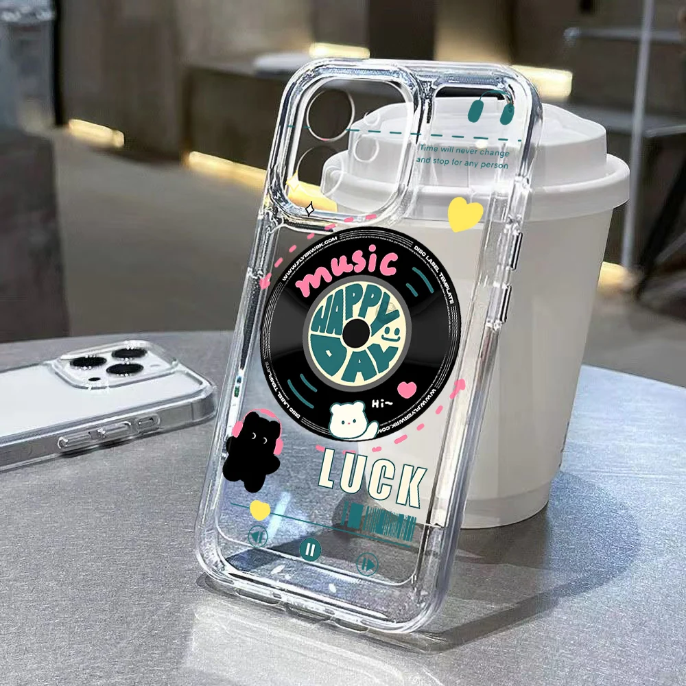 Premium Soft TPU Protective Phone Case - Transparent Shockproof Cover