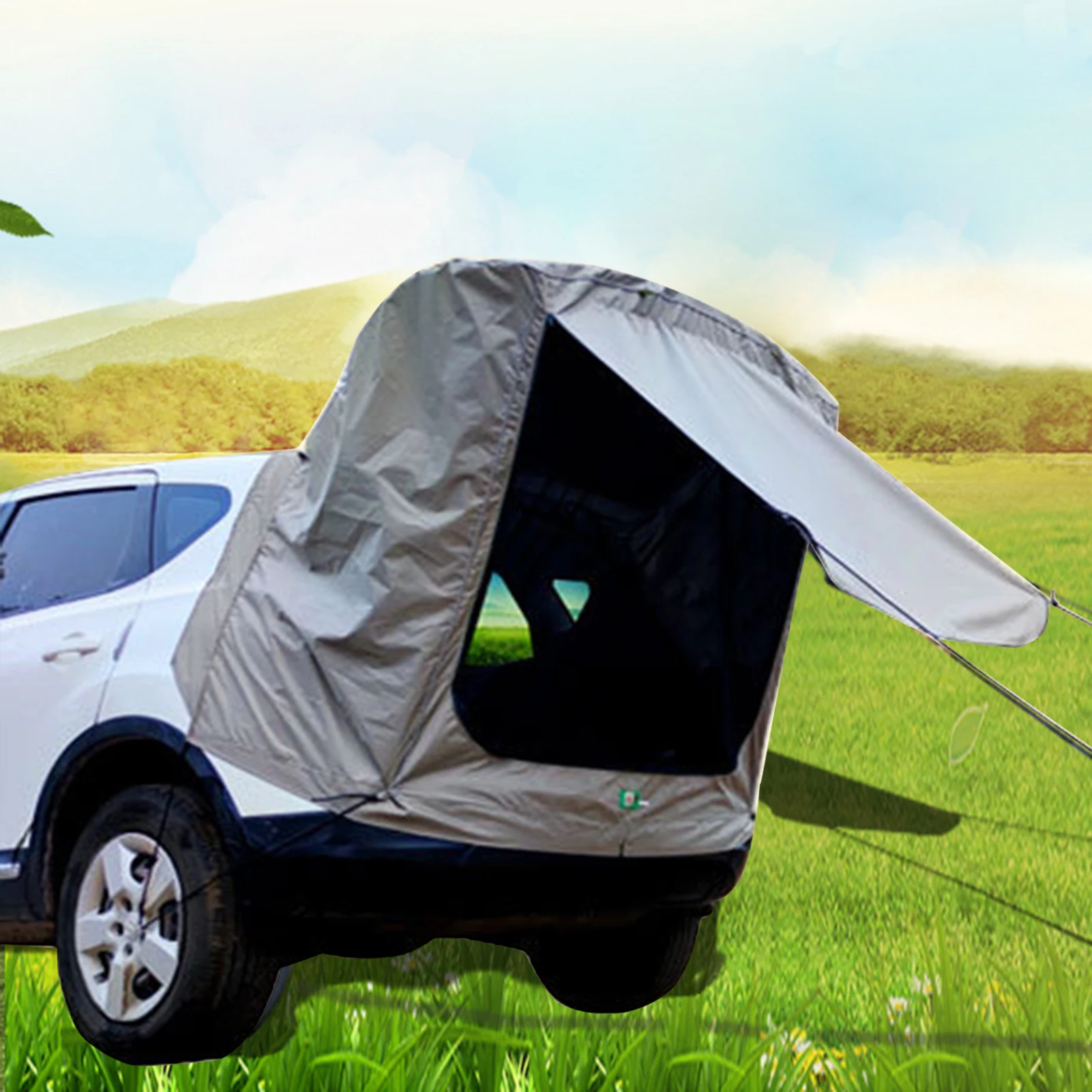 barbecue impermeabile auto per viaggi in auto campeggio tenda per bagagliaio auto A/A Tenda da sole per portellone posteriore SUV 