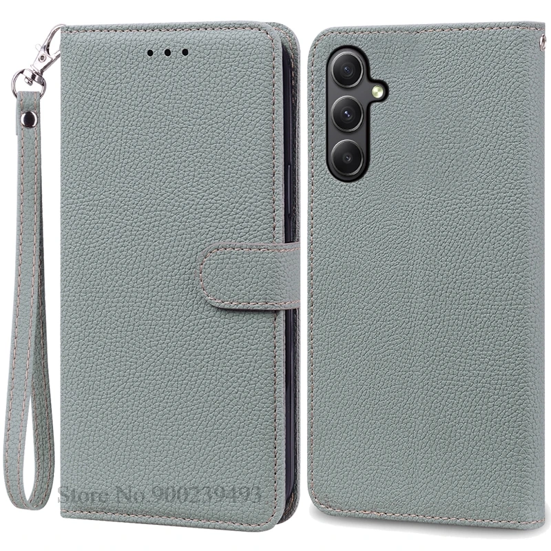 Elegant Leather Wallet Flip Case for Samsung Galaxy M35 5G