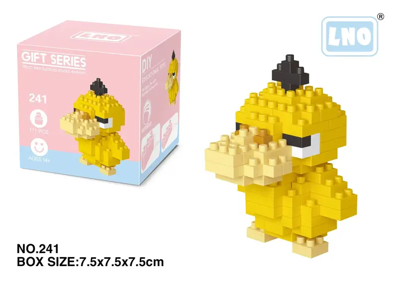 Pokemon Small Blocks Nanoblock Charizard Kyogre Groudon Rayquaza Model Education Graphics Toys for Kids Birthday Gift Toys - Image 47