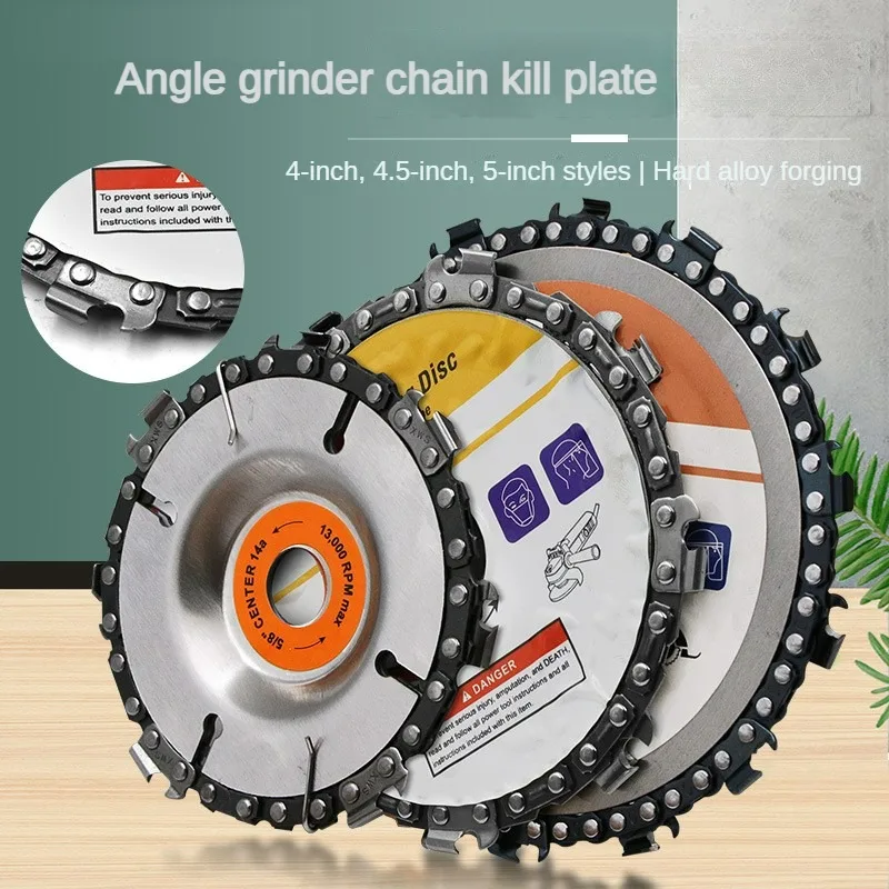 

Angle grinder chain disk wood slotting saw blade woodworking chain disk cutting blade woodworking chain saw disk