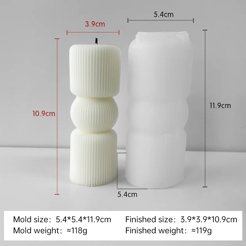 Moule À Bougie Pour Fleurs Moule Silicone Cire De Soja Pour Bougie