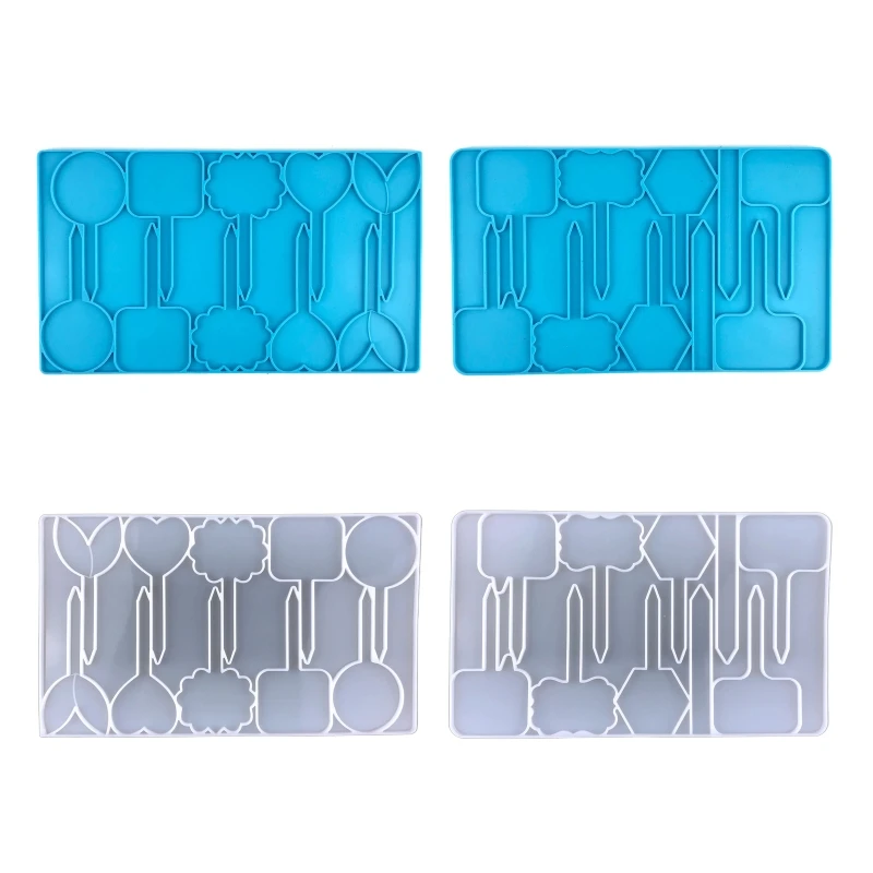 

Nursery Garden Plant Labels Epoxy Resin Mold Handmade Garden Tags Silicone Mould 10CF