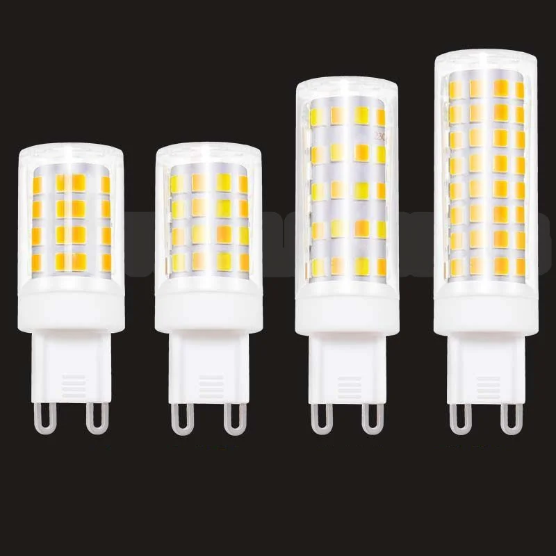 

Mini G9 LED Lamp 5W 7W 9W12W 15W 18W AC 220V LED Corn Bulb SMD2835 360 Beam Angle Replace Halogen Chandelier Lights