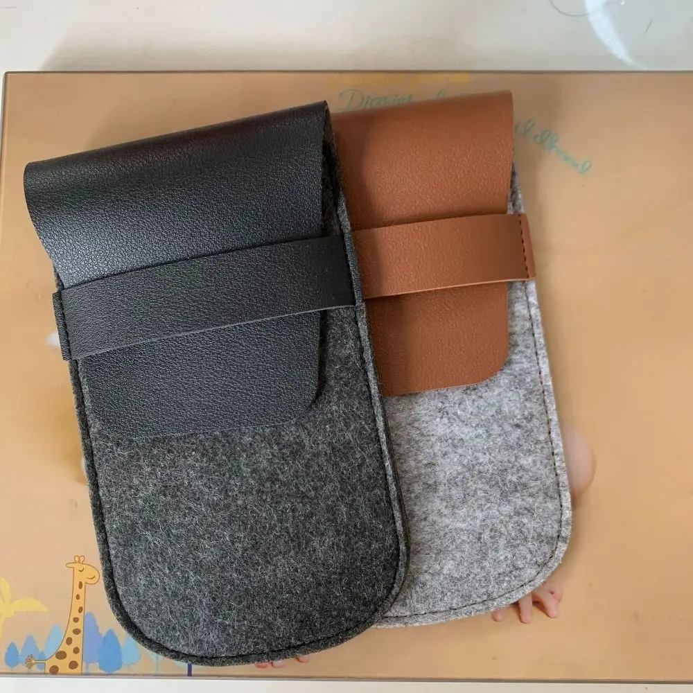 Dust Protect Gift Felt Leather Organizer Watch Case Watch Pouch Storage Bag Protection Bag For Travel