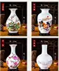 Ceramics Vase for Home Furnishing Decoration, Crafts, Palace Table, Fake Flower Pot, Ornaments, Florero Flower Vase, High 23 cm 6