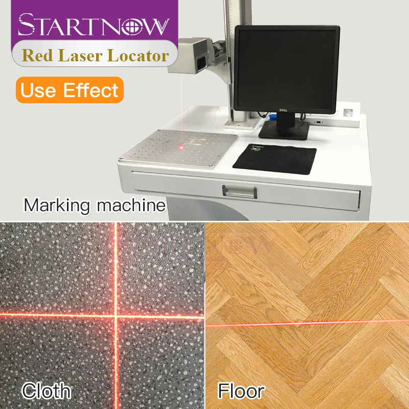 Startnow Laser Marker Indicator Set 12x42 635nm 10mw Focusable Beam Cross Red Light Pointer Locator For CNC Woodworking Marking laser engraving machine