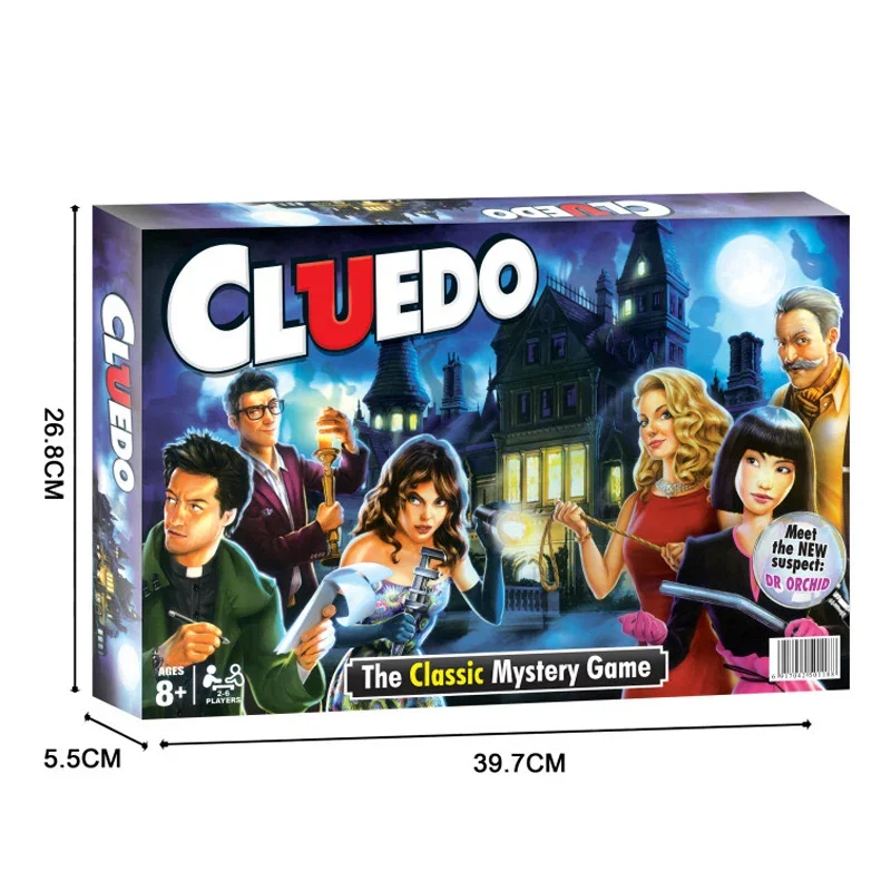 Cluedo Classic Mystery Friends Board Game with Game Board and Cards