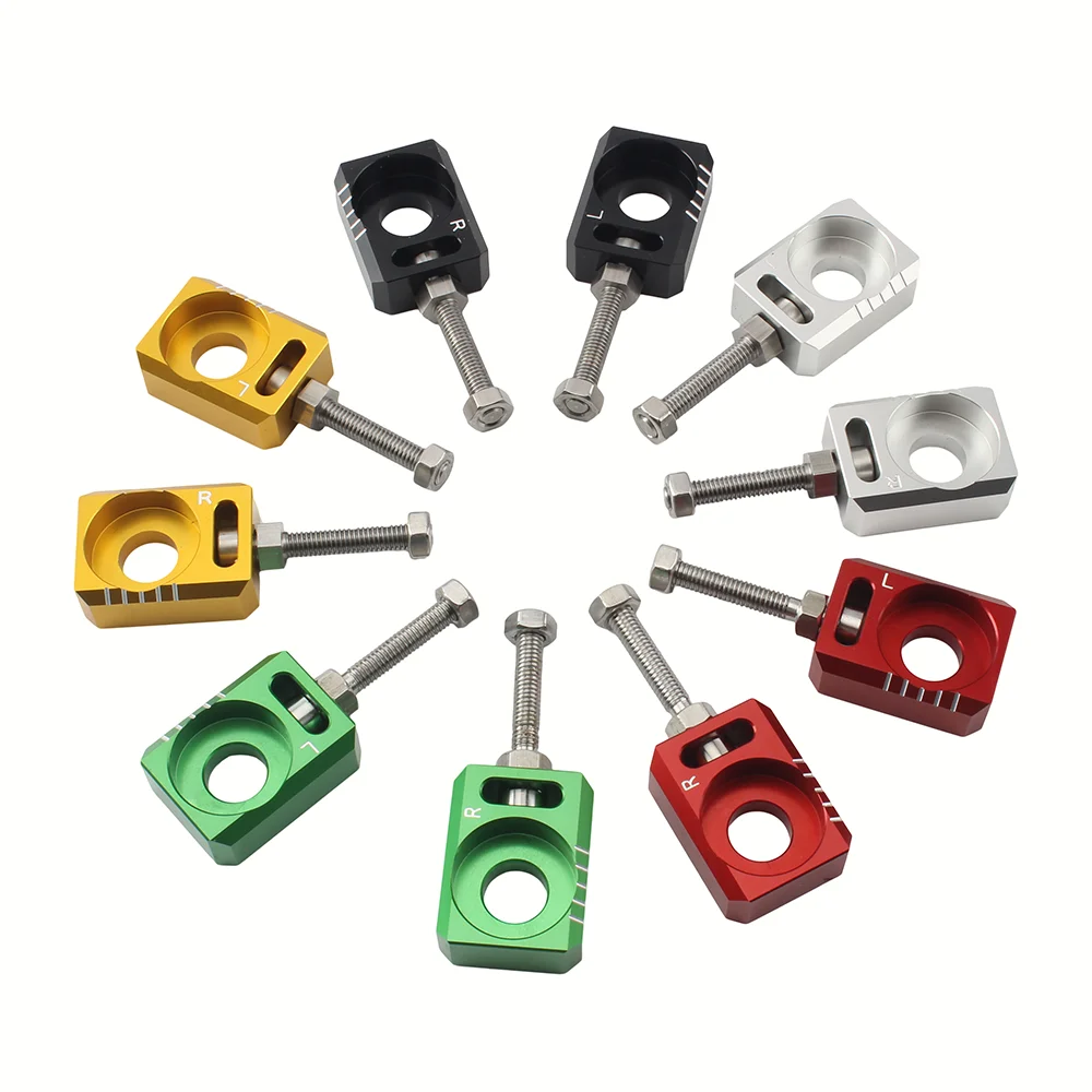 

Motorcycle Accessories For Sur-ron Light Bee Aluminum Alloy Sting Axle Block Chain Adjuster Enduro Dirt Bike Motocross Drop Ship