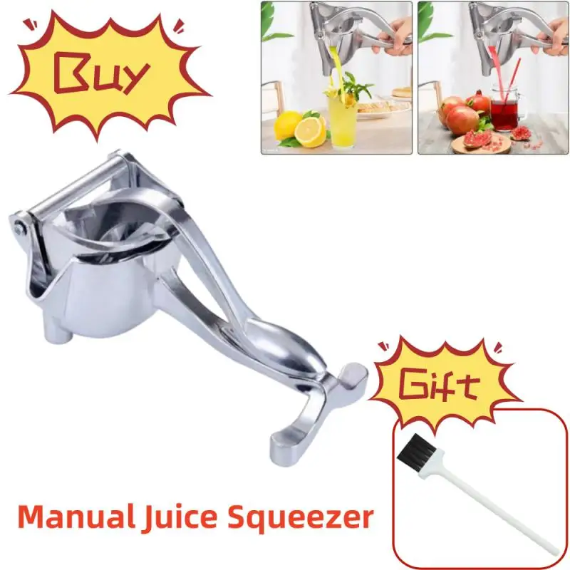 

Manual Juice Squeezer Aluminum Alloy Hand Pressure Juicer Pomegranate Orange Lemon Sugar Cane Juice Kitchen Bar Fruit Tools Acce