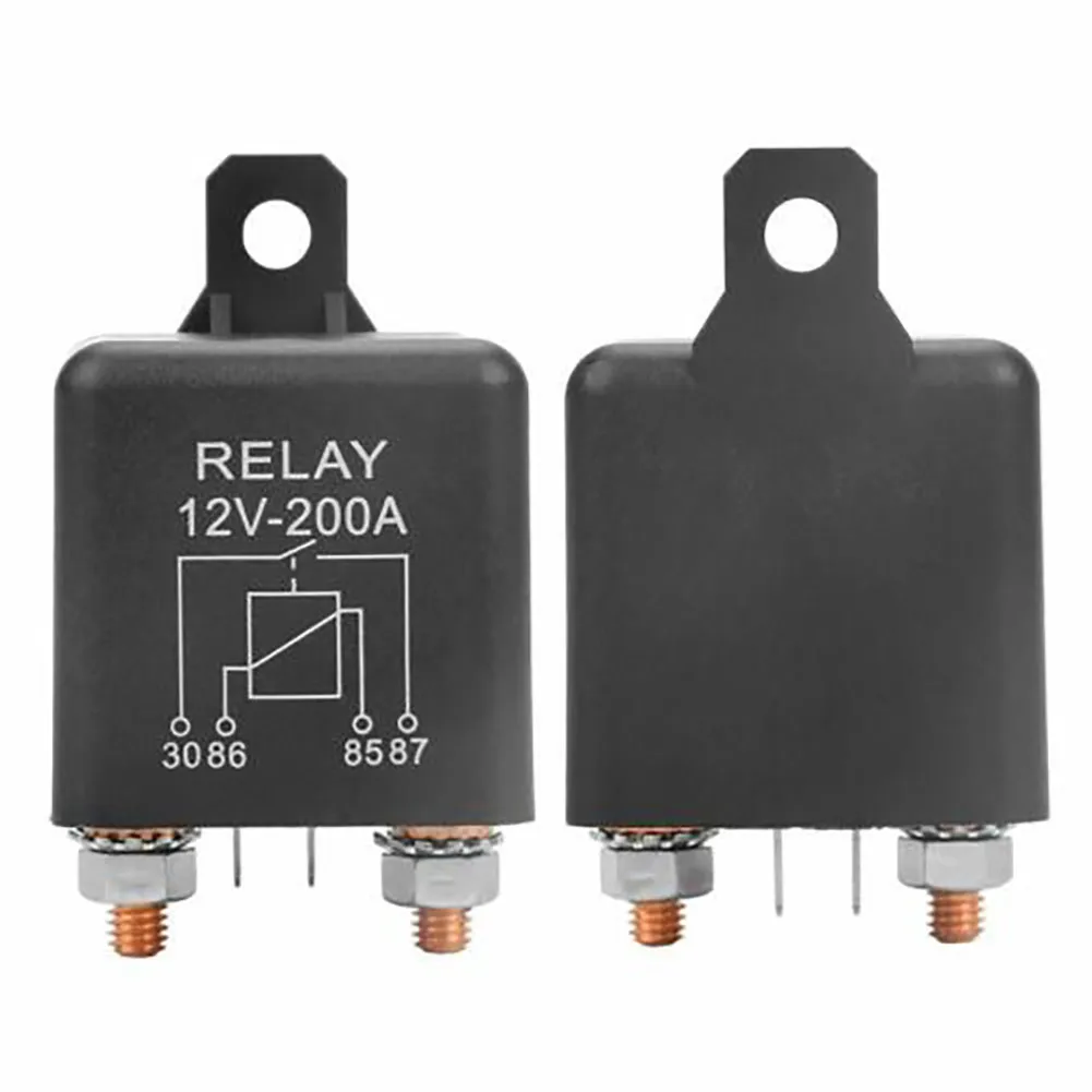 4pin Over 200a 12v24v Dual Battery Isolator Relay Start On/off Car