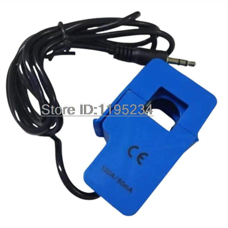 SCT-013 10A 20A 30A 50A 100A трансформатор тока с открытым закрытием SCT013 неинвазивный датчик переменного тока разделительный сердечник трансформатор тока