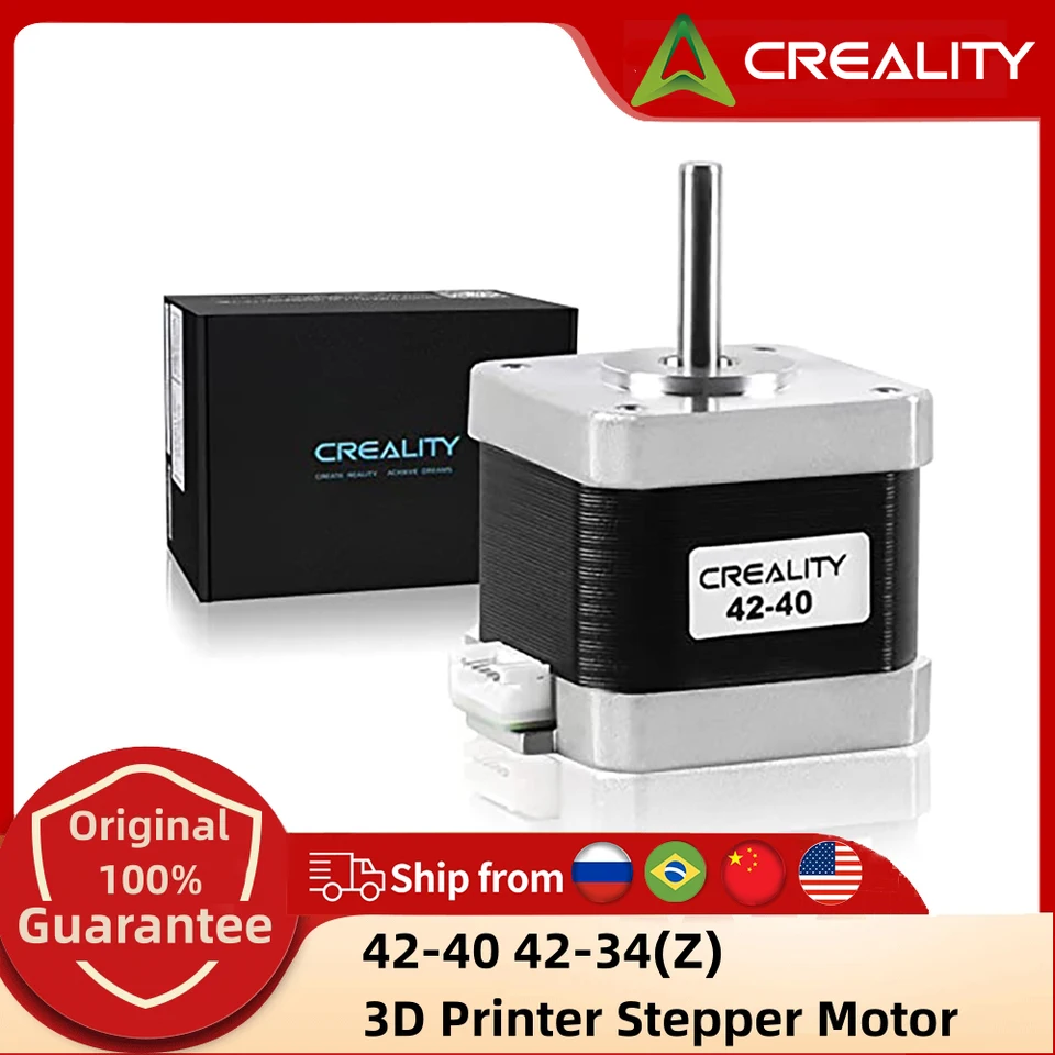 Qooltek 42-34 Stappenmotor, 2 Fase 1A 1.8 Graden Voor 3D Printer Ender3 Ender3pro Cr 10 En Cnc Accessoire Qooltek 42-34 Stappenmotor, 2 Fase 1A 1.8 Graden Voor 3D Printer Ender3 Ender3pro Cr 10 En Cnc Accessoire