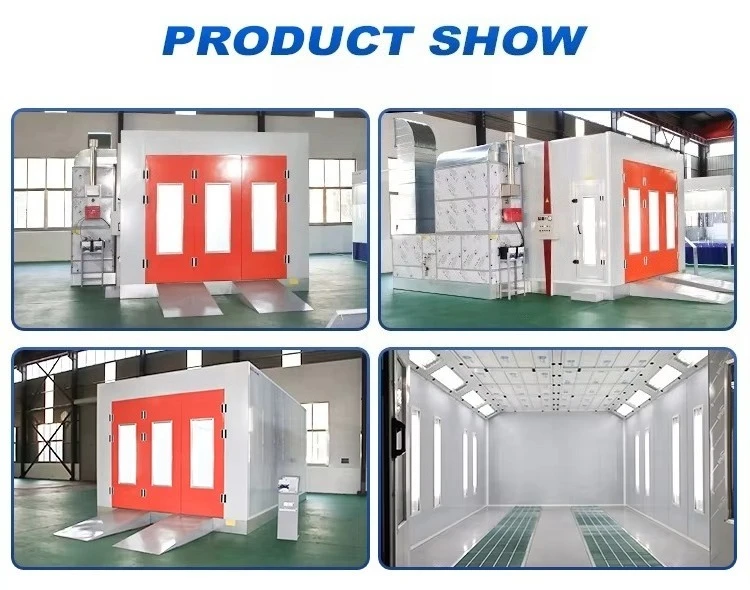 CE Certified Car Paint Booth LED Lighting with Lamps Electric Heating System for