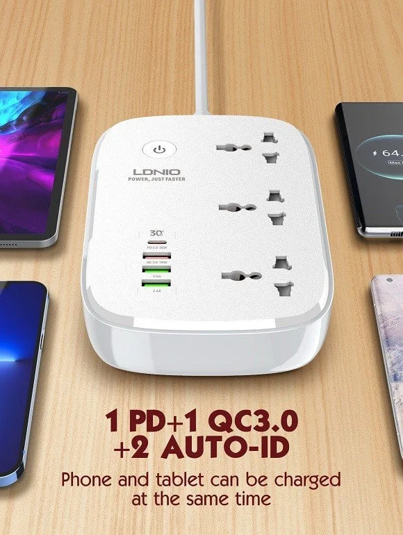 LDNIO SCW3451 Universal Plug Wifi Smart Power Strip with USB Extension Socket App Control 4 USB 3 AC Outlets 15 S3c3773dfb1034cdc85bad22f4c16cb9dz