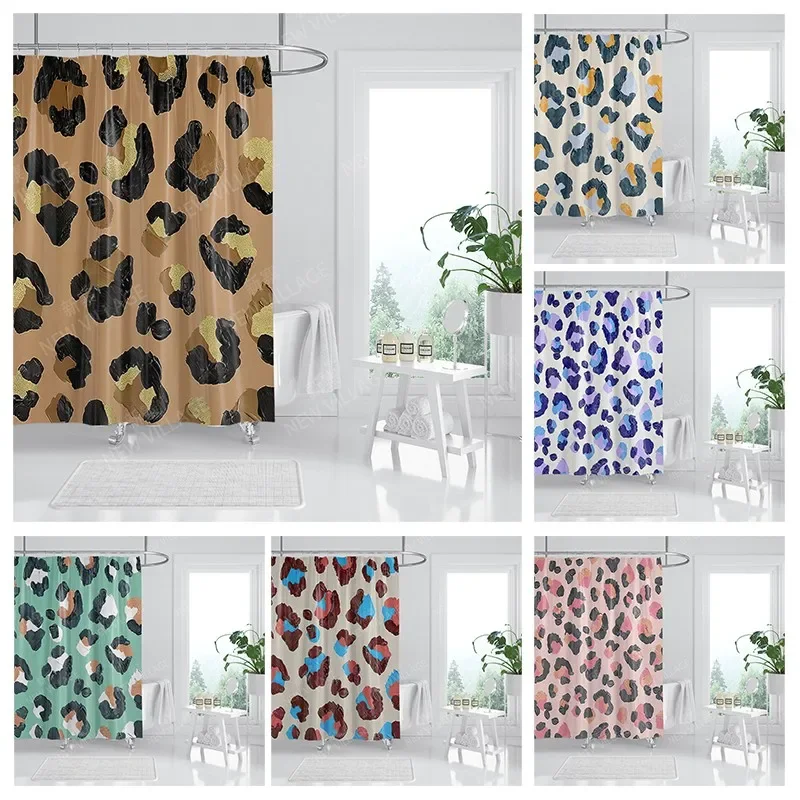 

Waterproof fabric shower curtains Bathroom curtain accessories Bath curtain for shower 180x200cm 240*200 anime boho decoration