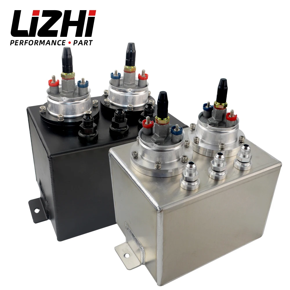 LIZHI 3L Dual Billet Aluminum Fuel Surge Tank / Surge Tank With 2