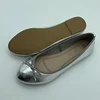 Eilyken Gold Silver Elegant Bowknot Round Toe Women's Flat Comfort Slip-On Ladies Ballerina Single Mules Shoes Zapatos Mujer 3