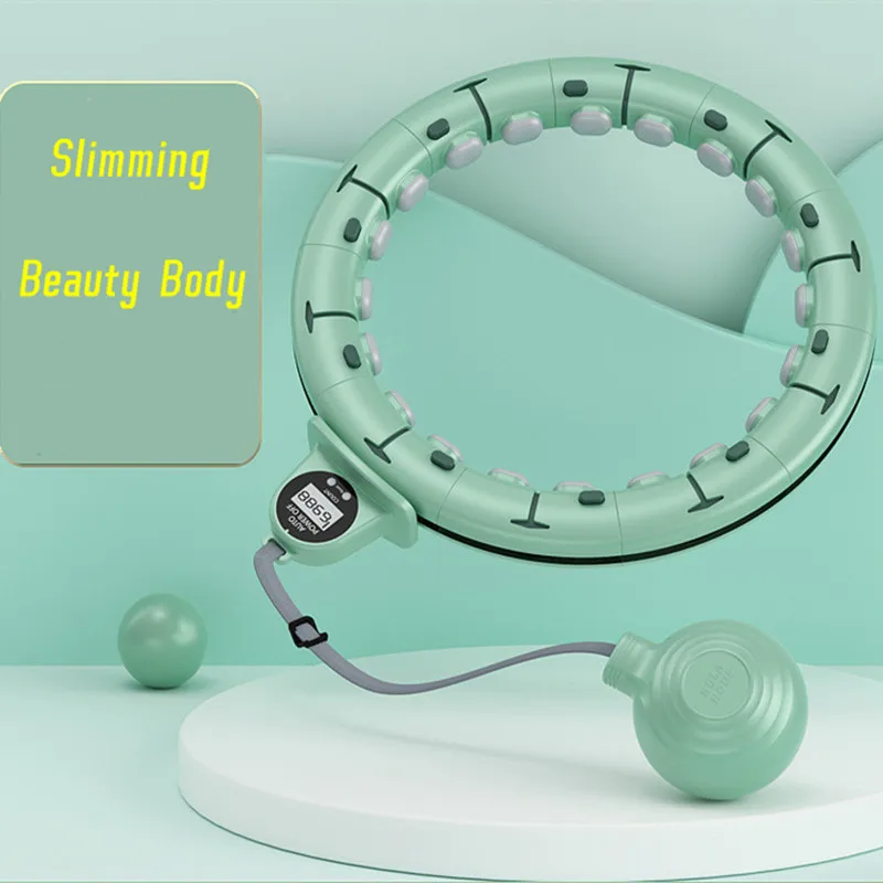 Adjustable Sport Hoop, Abdominal Thin Waist Exercise, Detachable, Massage, Training Weight Loss, Easy Home Gym Fitness Equipment
