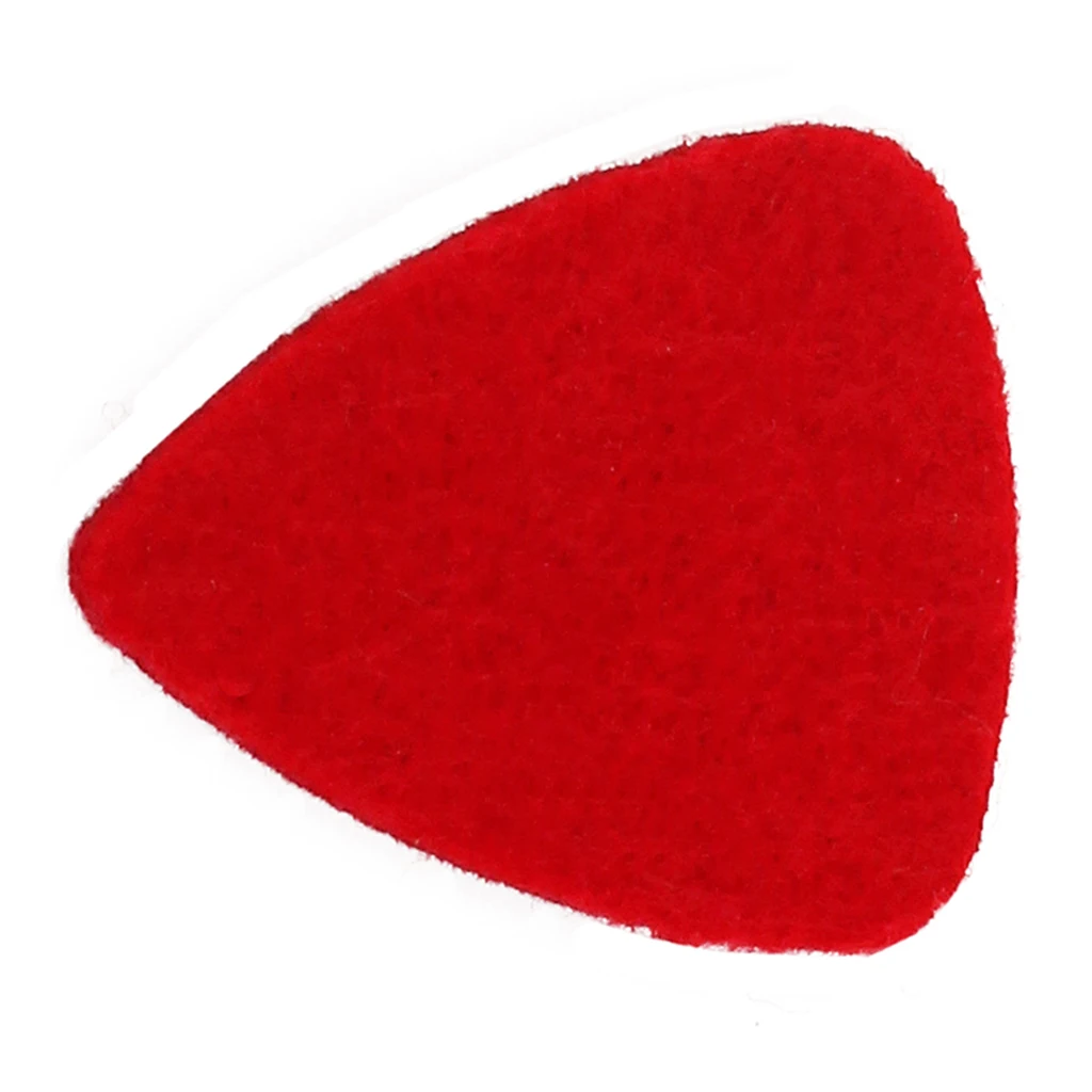4 Ukulele Parts Picks 3mm Wool Felt Plectrums 10 Guitar Durable